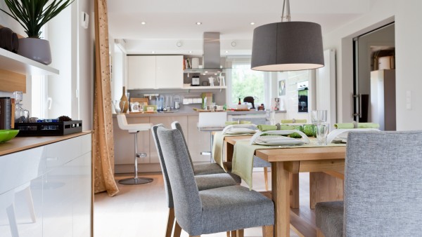 Interior of modern house kitchen